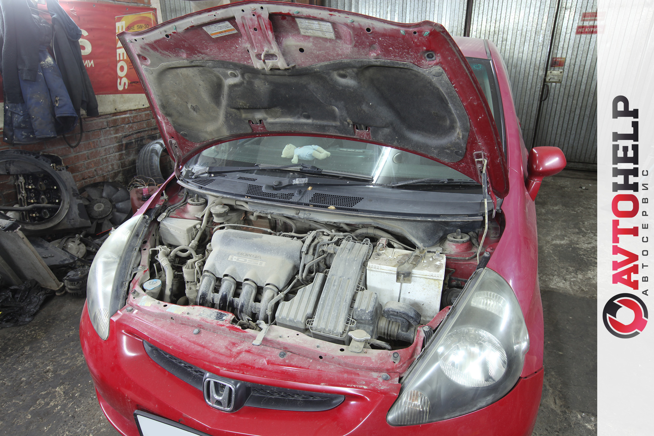 Honda Fit, ремонт поддона