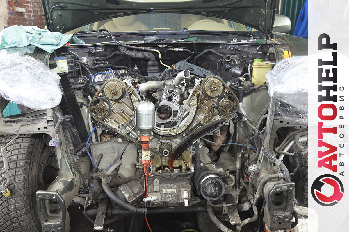 Ремонт двигателя, Porsche Cayenne 2008, S 4.8