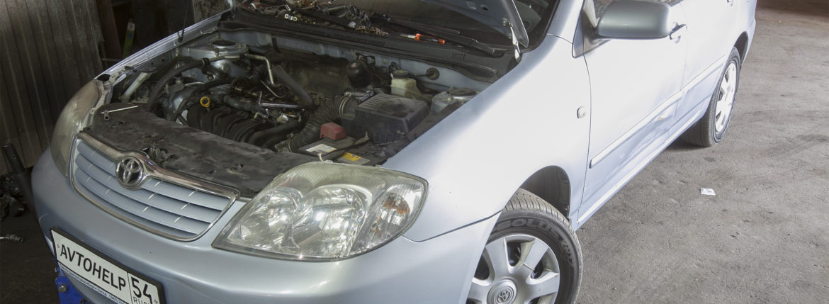 Toyota Corolla, ремонт двигателя.