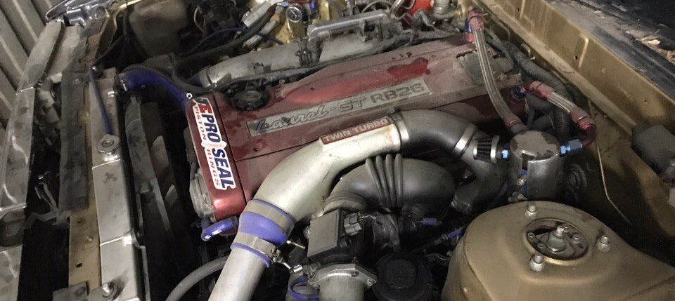 Замена двигателя RB26 на RB25DET на Nissan Laurel