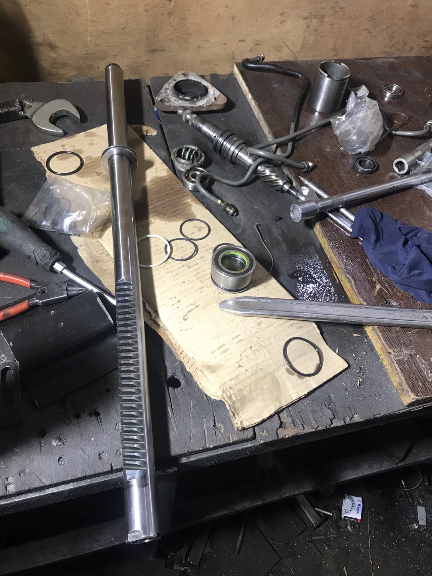 Лексус rx300 ремонт рулевой рейки, замена сальников и подшипников